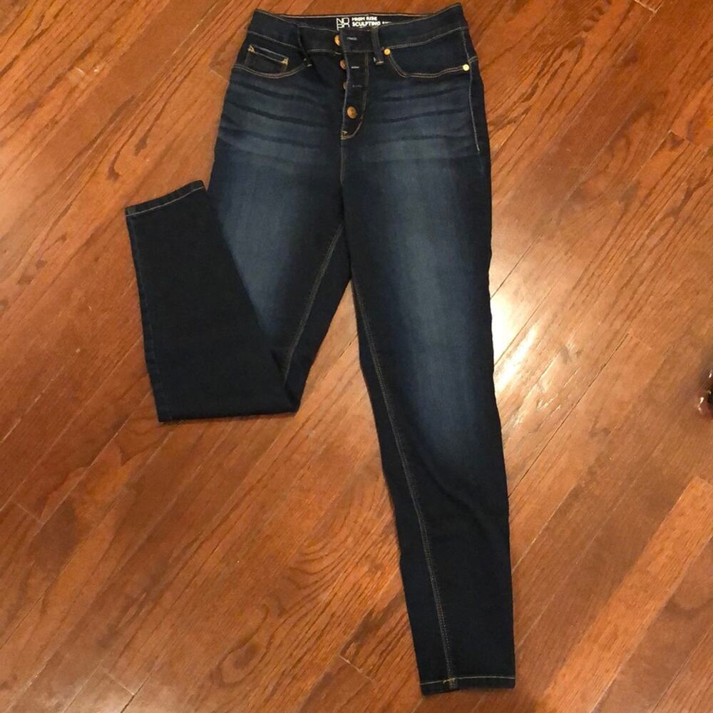 NOBO Classic Dark Blue Faded High Rise Skinny